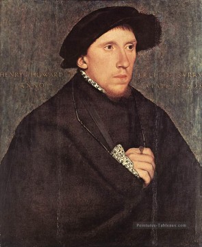 Holbein Tableaux - Portrait de Henry Howard le comte de Surrey Renaissance Hans Holbein le Jeune